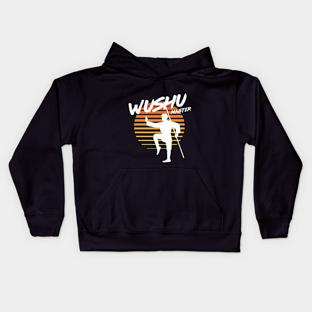 Wushu Master - Martial Arts Kids Hoodie by Nonstop Shirts